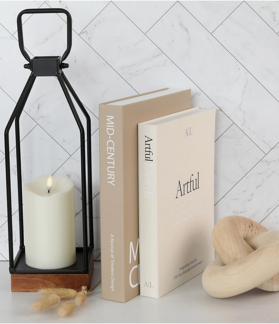Artful lifestyle + mid-century set of two books