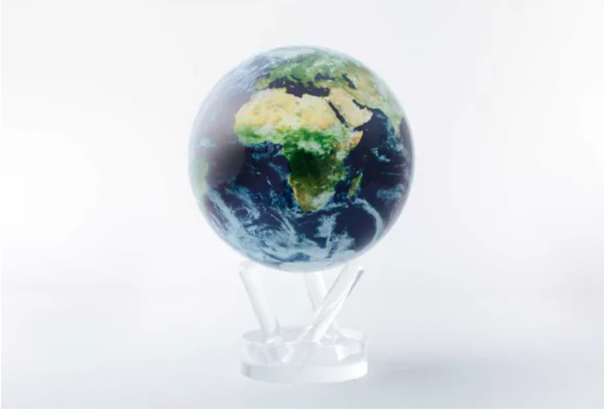 Earth with clouds mova globe 4.5” with acrylic base
