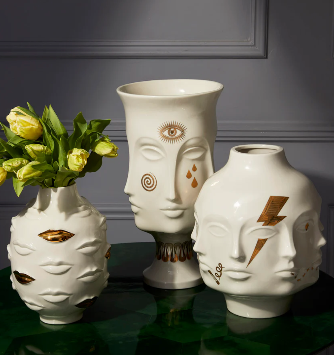 Gilded dora maar urn