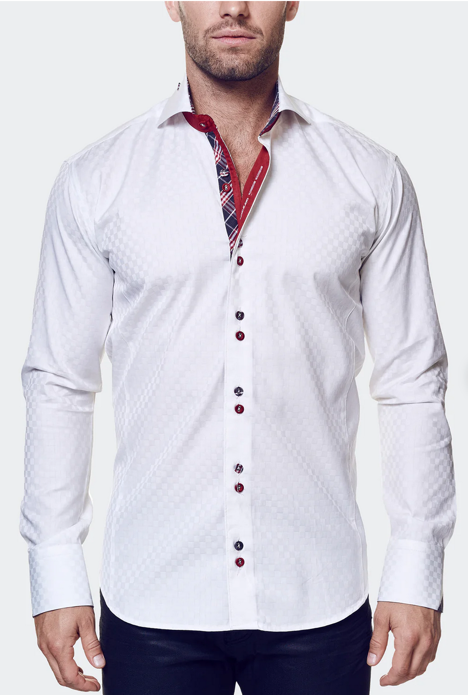 Maceoo mini panam square shirt men