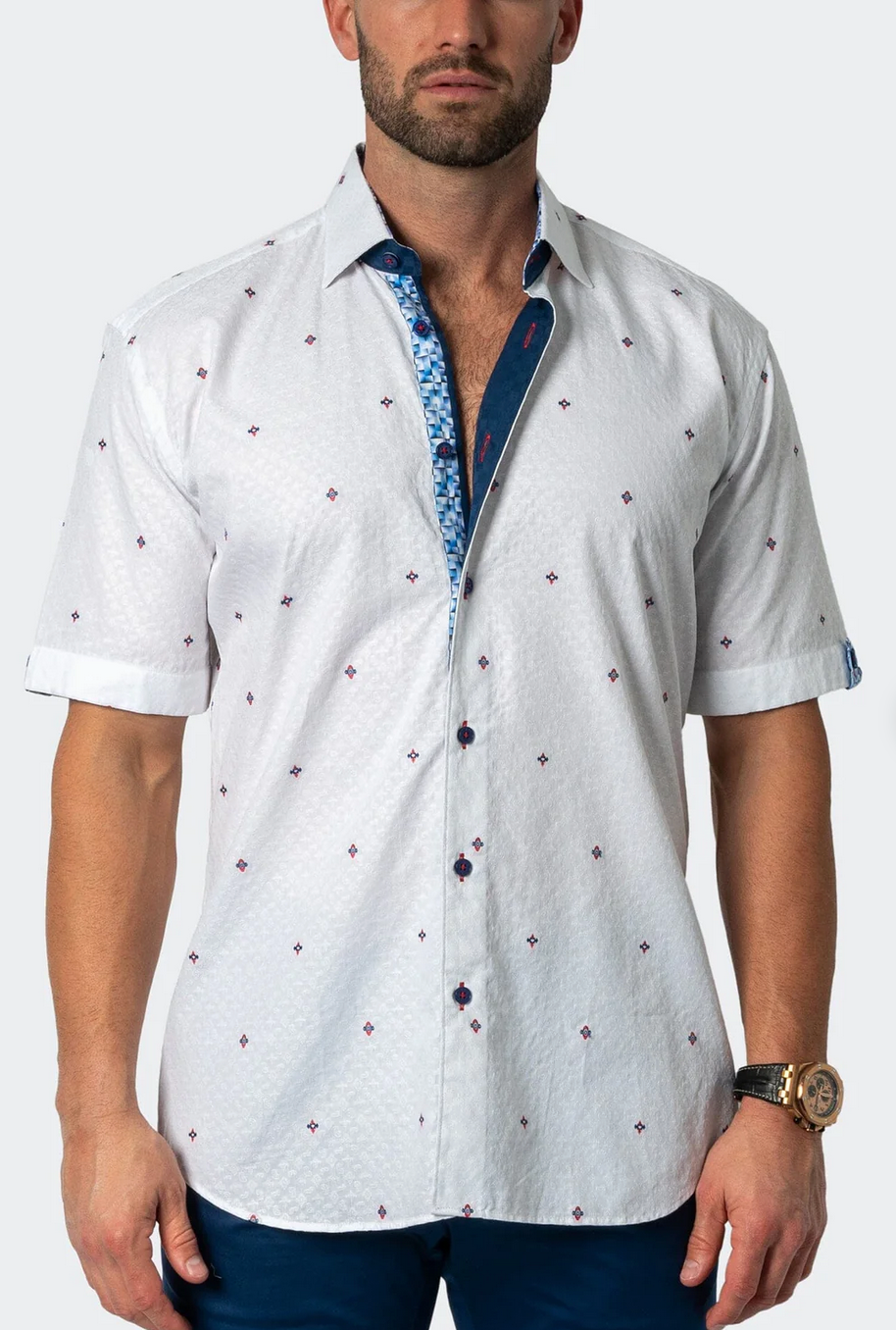 Maceoo galileo iconmulti short sleeve shirt men