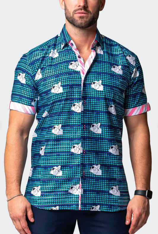 Maceoo galileo dogdream short sleeve shirt men