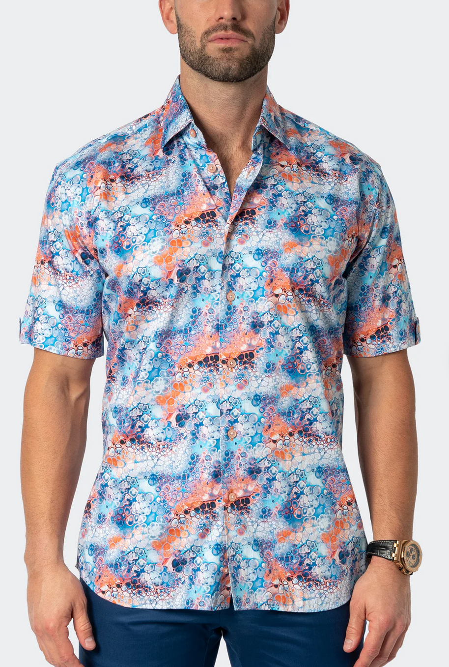 Maceoo galileo bodycells short sleeve shirt men