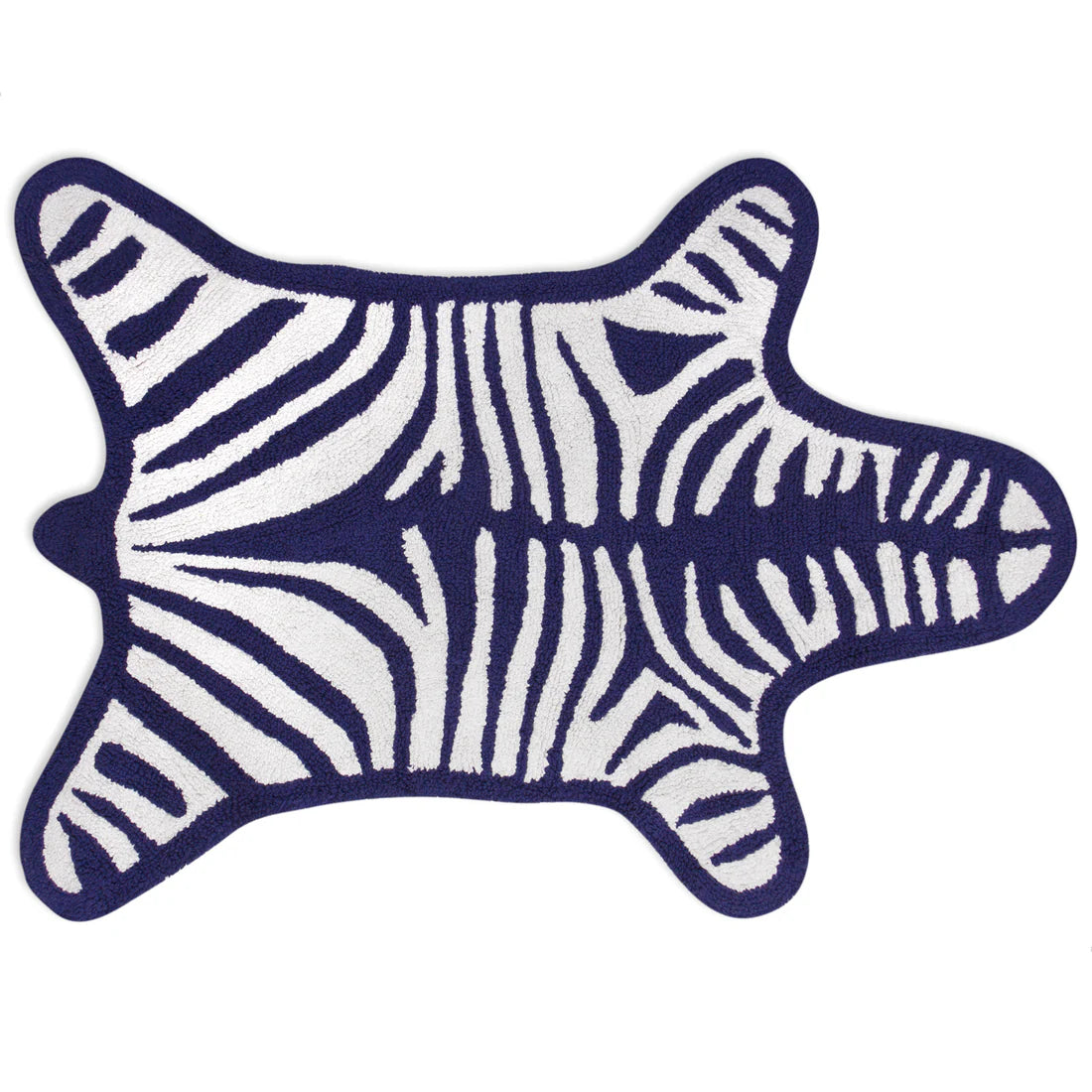 Reversible Zebra Bath Mat