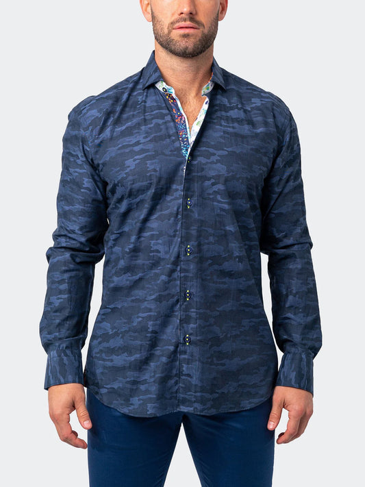 Maceoo einstein camo men shirt