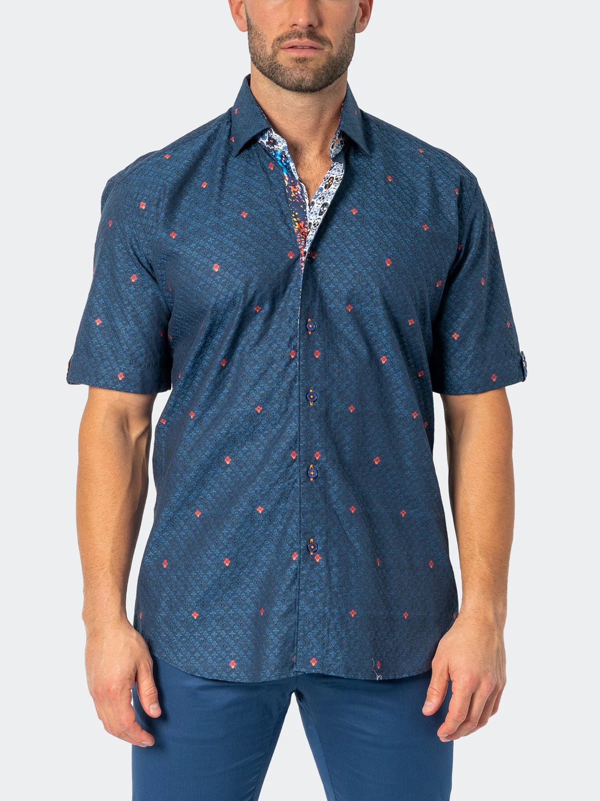 Maceoo galileo iconmulti short sleeve shirt men