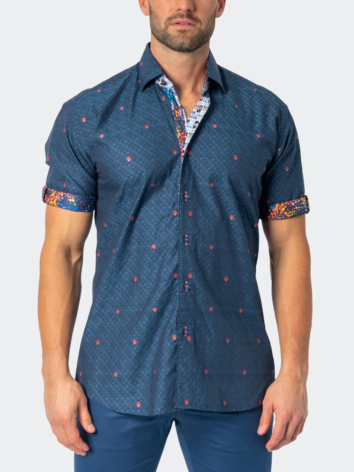 Maceoo galileo iconmulti short sleeve shirt men
