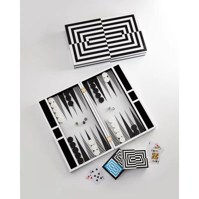 Op art lacquer card set