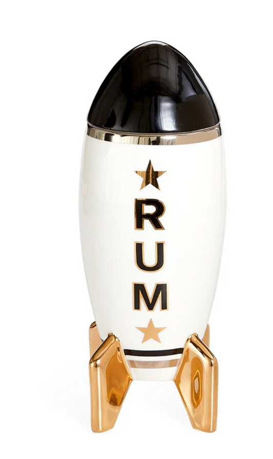 Rocket rum decanter