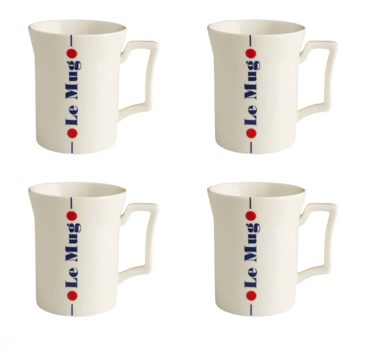 Le mug set of four mugs