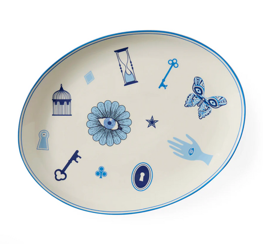 Druggist serving plate