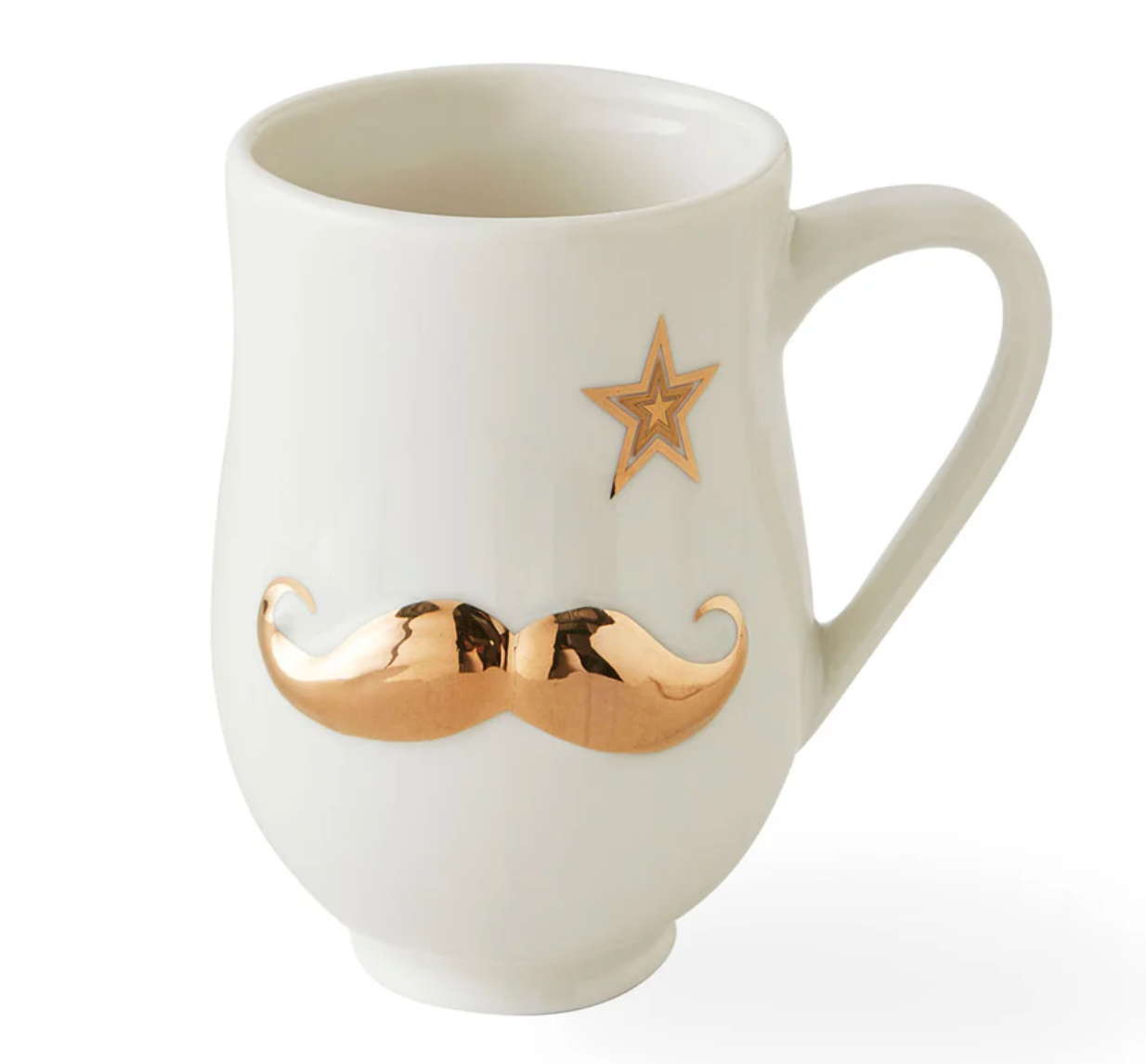 Gilded mr & mrs muse mug set of two