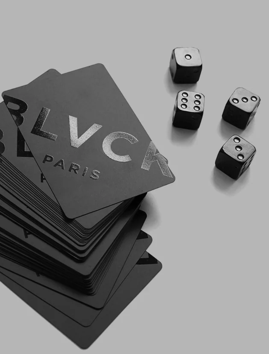 Blvck playing cards set of two
