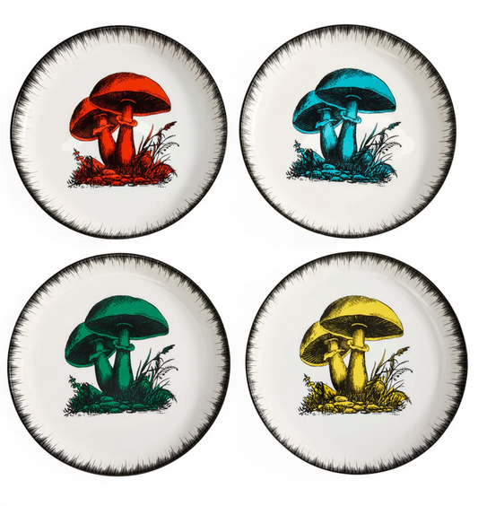 Botanist canapé plate set of four
