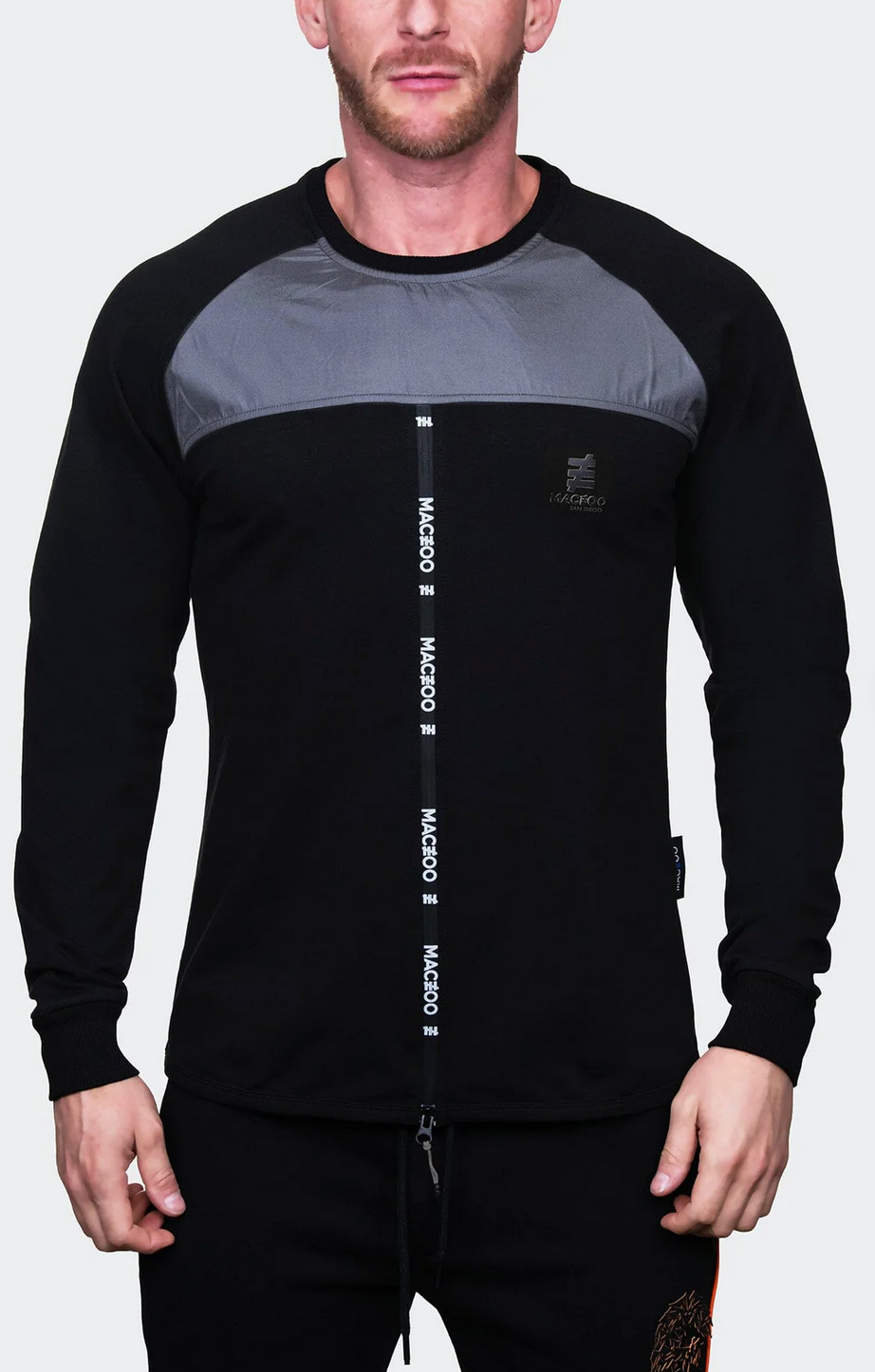 Maceoo mixfabrics sweater men