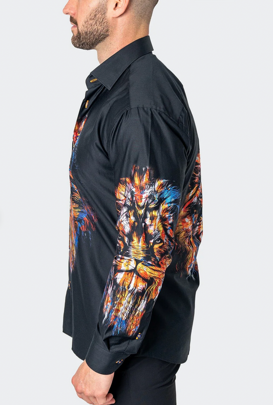 Maceoo fibonacci lionink shirt men