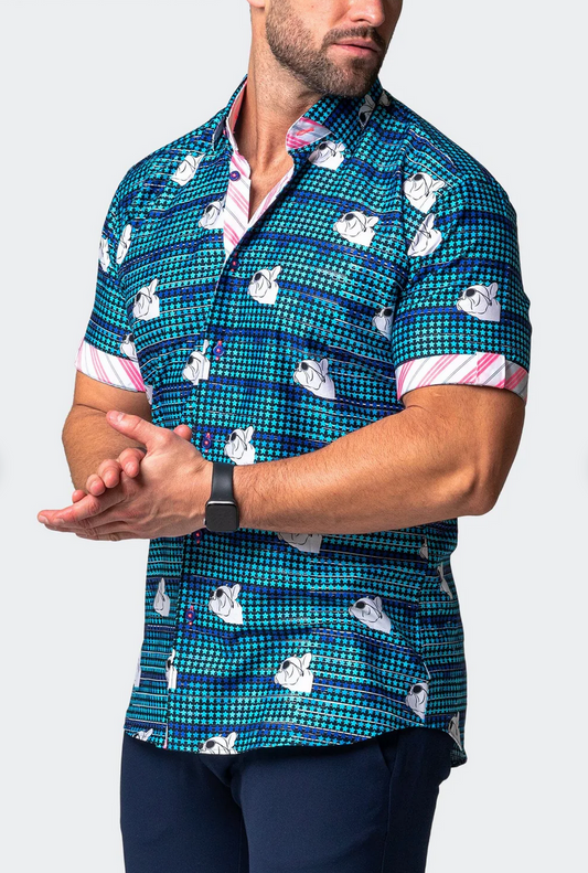 Maceoo galileo dogdream short sleeve shirt men