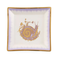 Botanist Snail Square Tray